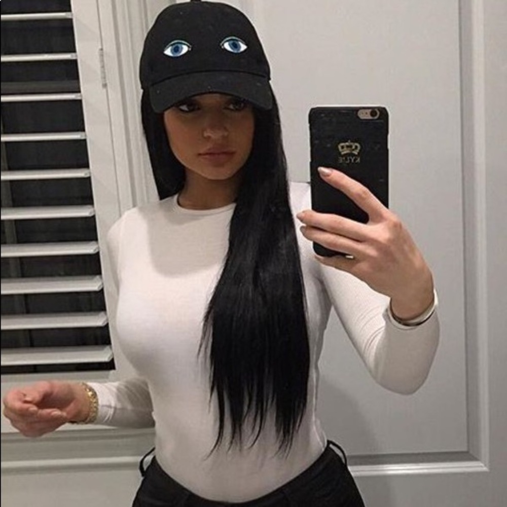 white basic long sleeve